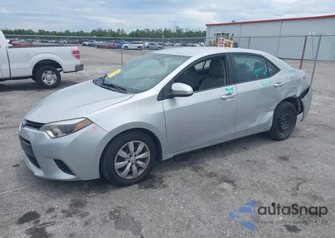 2015 Toyota Corolla Le from USA, damaged, VIN 2T1BURHE9FC308834